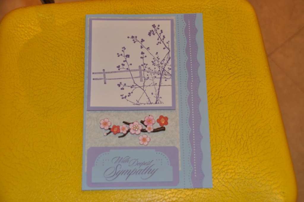 Sympathy card 