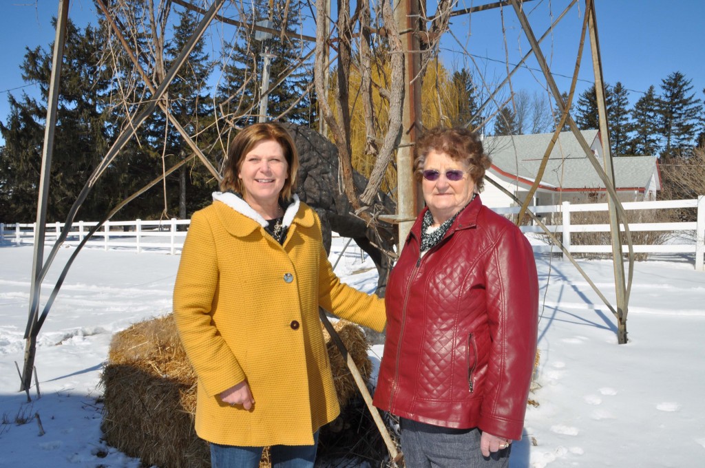 Mom and I after 'chores'