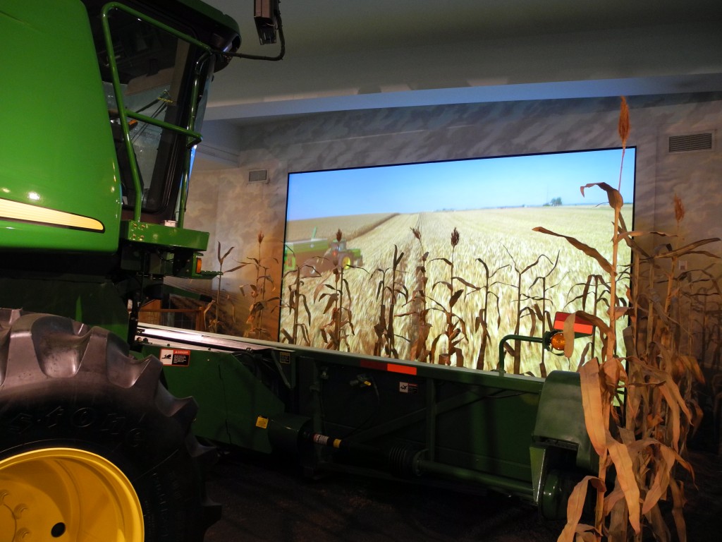 Combining corn