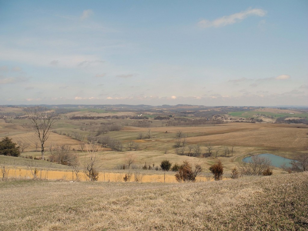 Rolling hills just waiting to turn green 