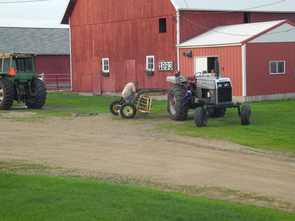 Working on the rake tonight