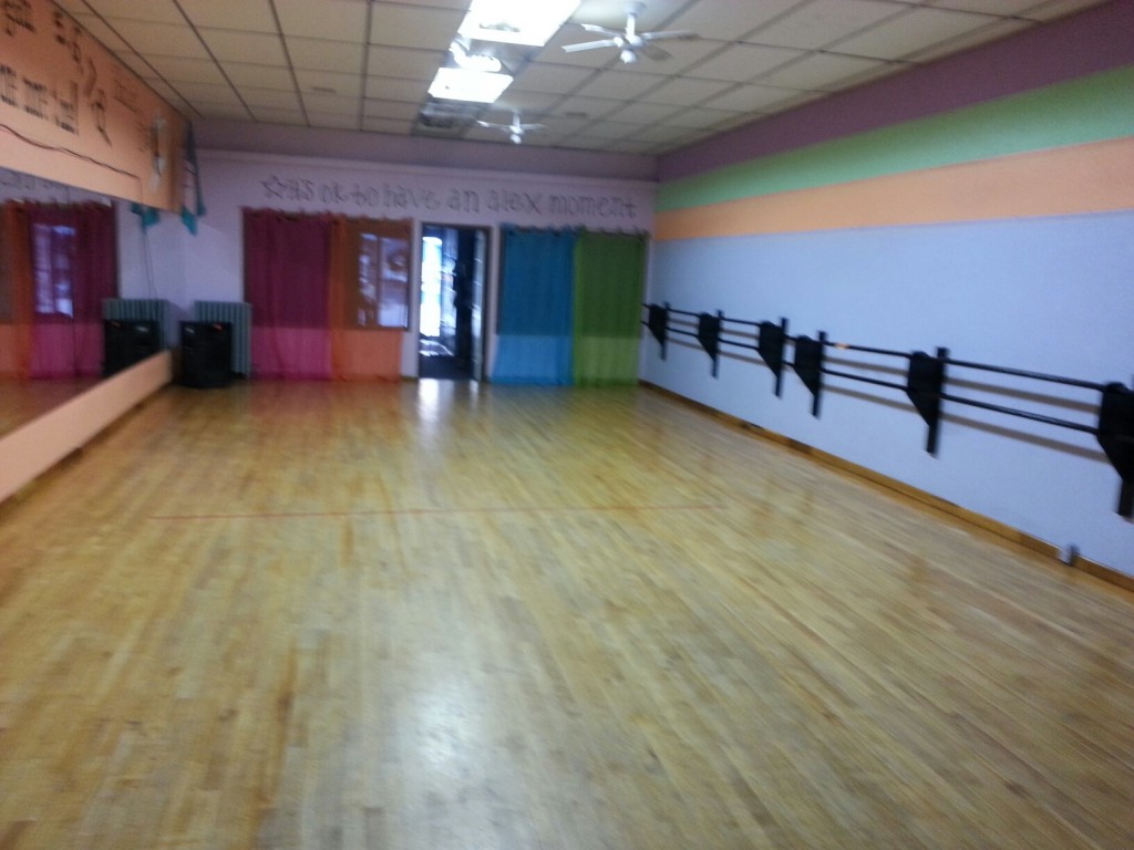 One of our overnight stays - Dance Studio