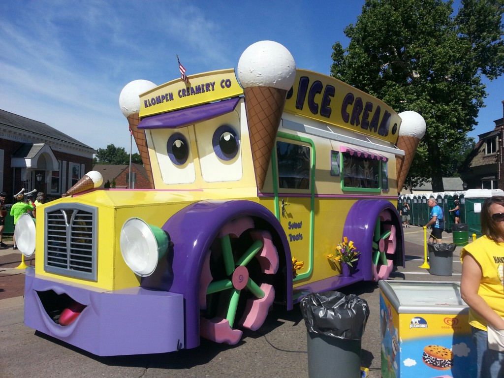 Ice cream truck in Pella, Iowa