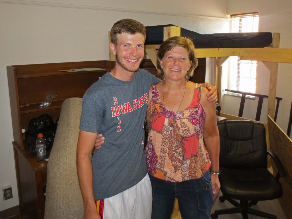 Hanging out with William in his dorm