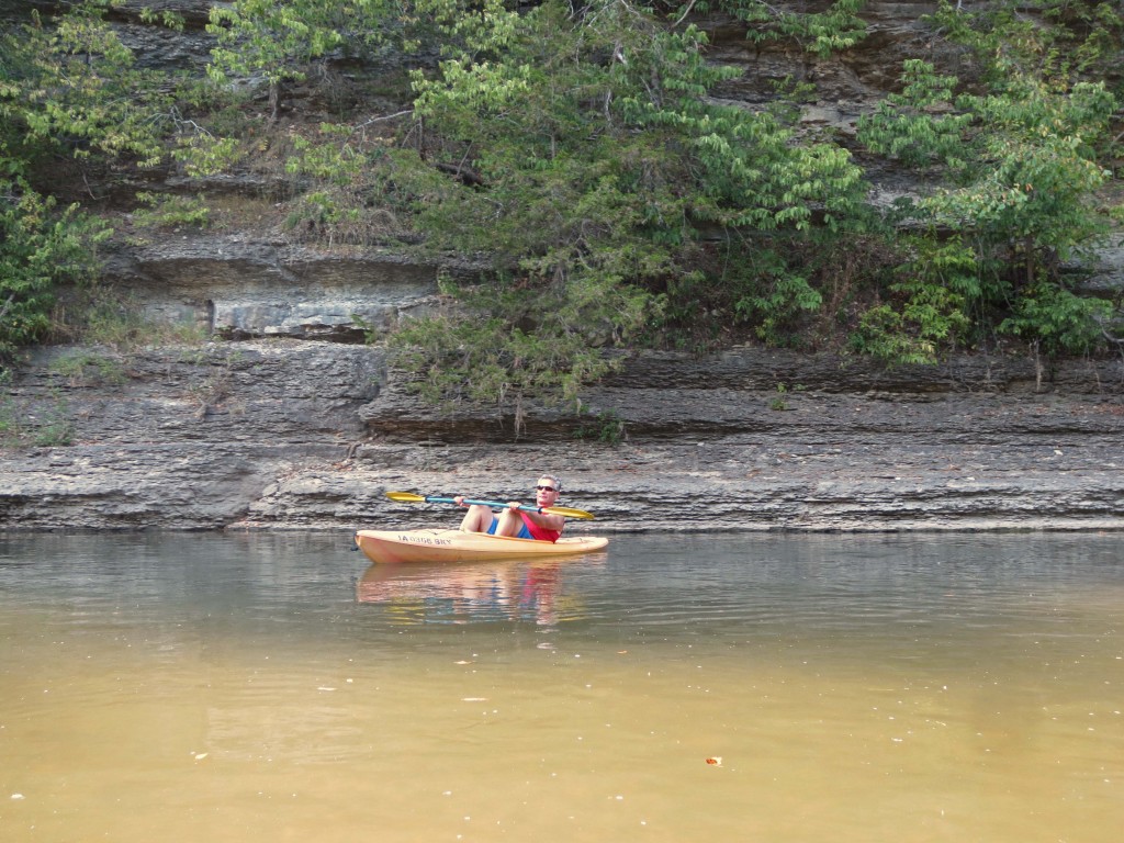 Daryl just hanging out on the river today