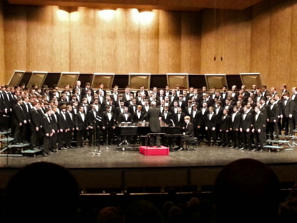 The choir William sings with - Statesman Choir at Iowa State