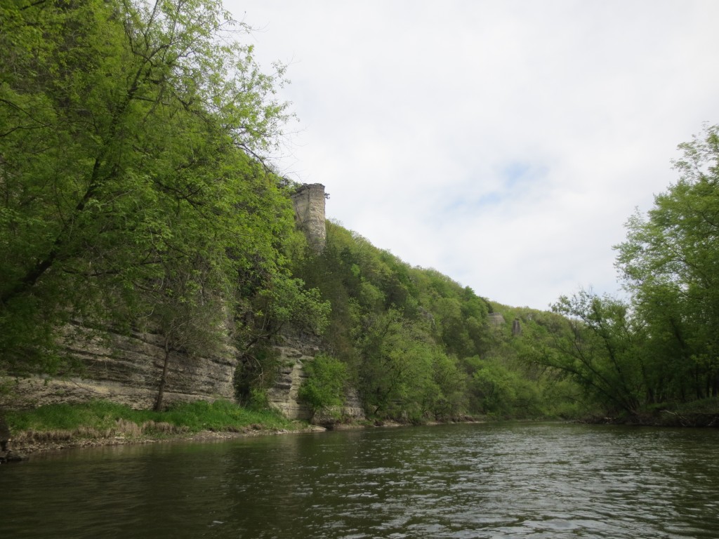 I never get tired of the scenery on the Upper Iowa River by Decorah