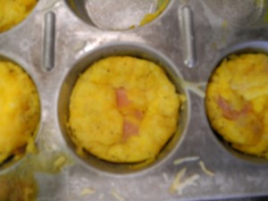 eggs, milk, and cheese baked together