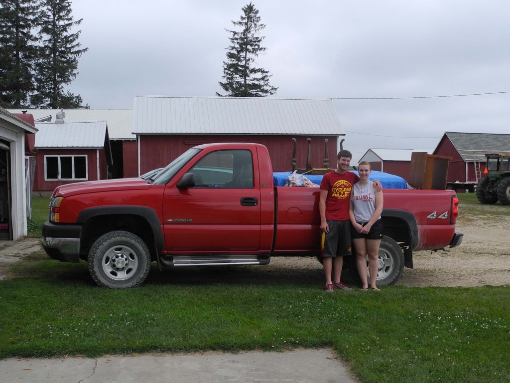 First truck load packed and ready to head to Ames !