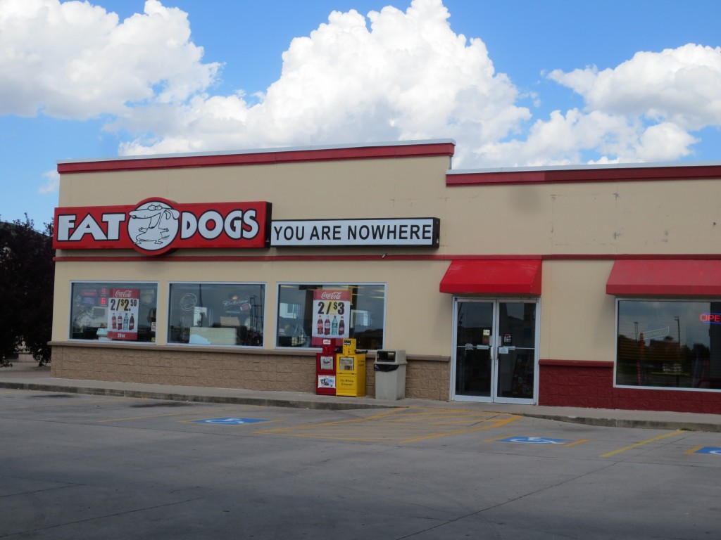 Gas station in Nebraska