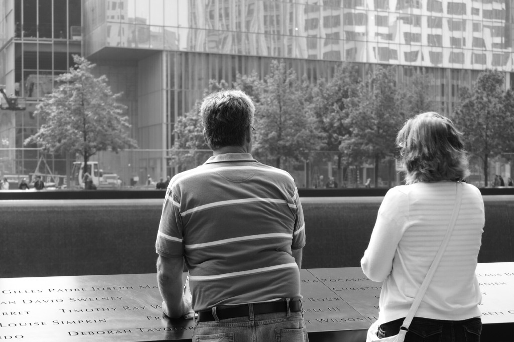 Daryl and I at the 9-11 Memorial in New York