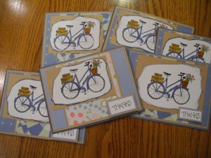 Thank you cards for housing at Ragbrai