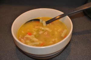 Fast and easy chicken soup