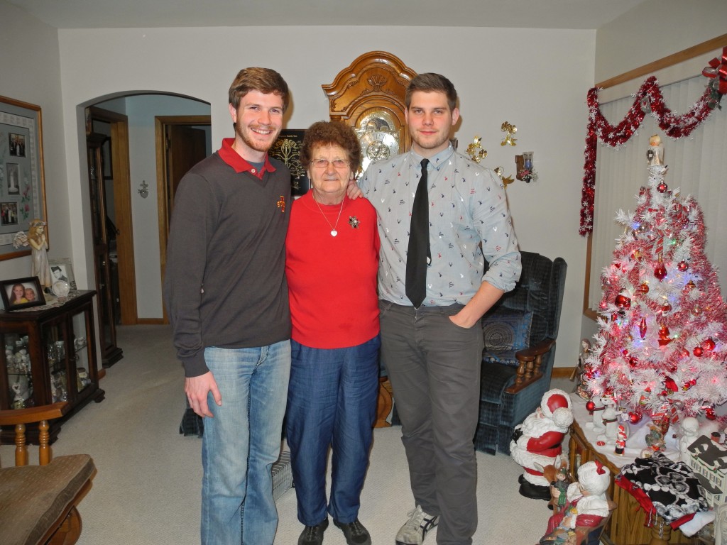 Ma and the boys