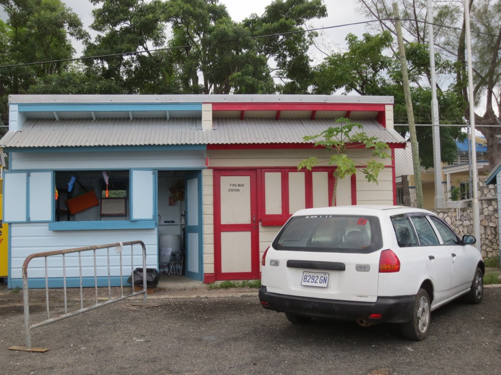 This has got to be the smallest fire station around! 