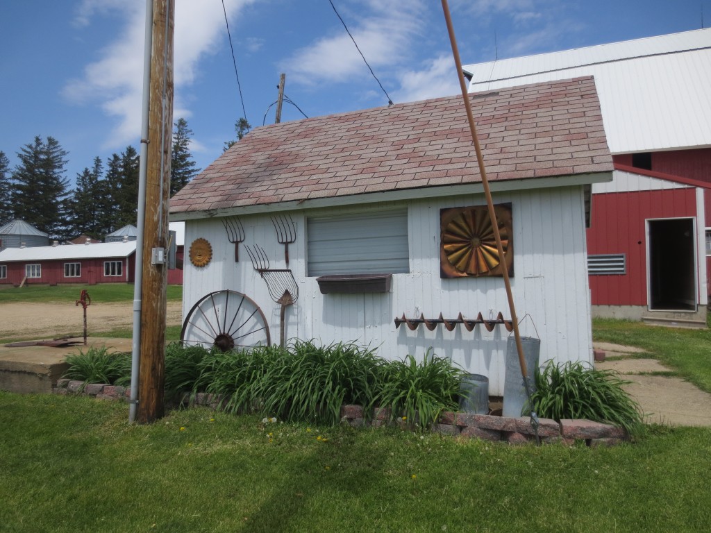 The milk house as it stands today.