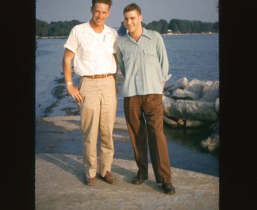 Dad and his friend 1952 in New York